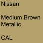 Preview: Nissan, Medium Brown Metallic, CAL.